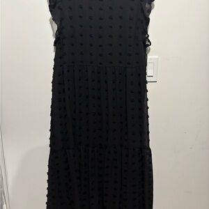 Chic Black Midi Dress